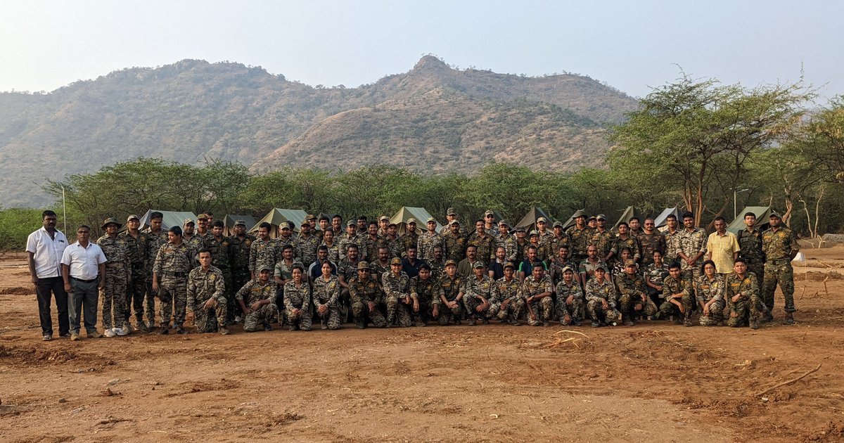IFS_Yogesh's tweet photo. #Jungle_Survival_module #STF_Sathyamangalam #Ignfa_Diary #IFS_Training https://t.co/K5vLBC0GPo