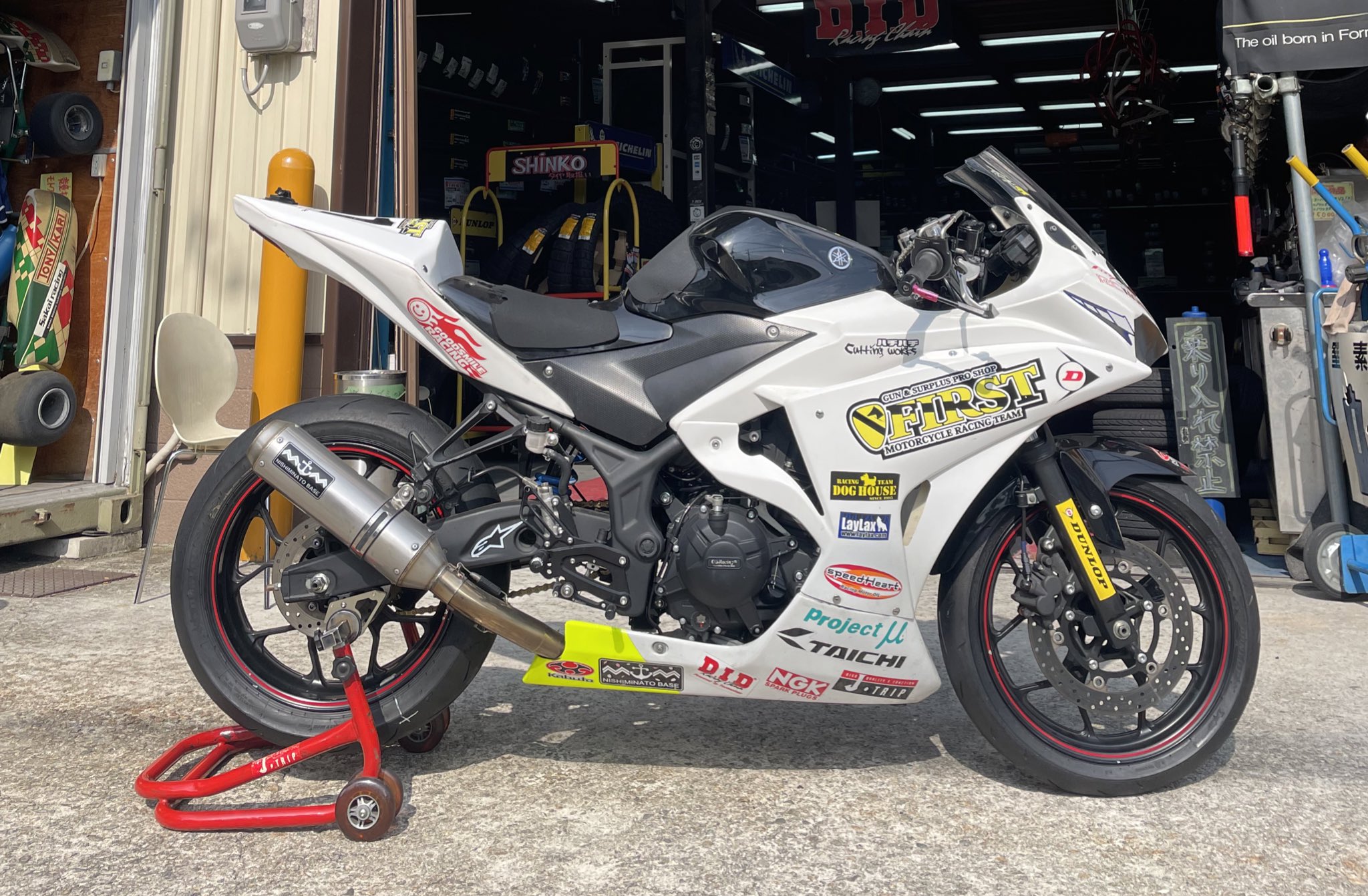 YZF-R25 レーサー 部品取り車 不動