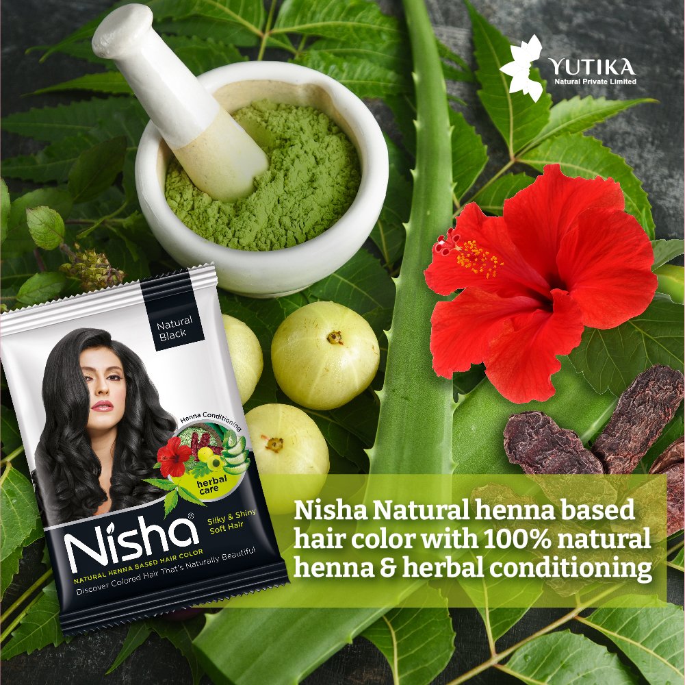 yuthikanatural's tweet photo. Nisha Natural henna based hair color with 100% natural henna & herbal conditioning.
Give your hair the care they Deserve !
#yutikanatural #Yutika #neeta #nisha #haircare #besthaircolor #hennaproducts #Ammoniafree #naturalproducts #haircolour #creamhaircolor https://t.co/DAa1NfHbRw