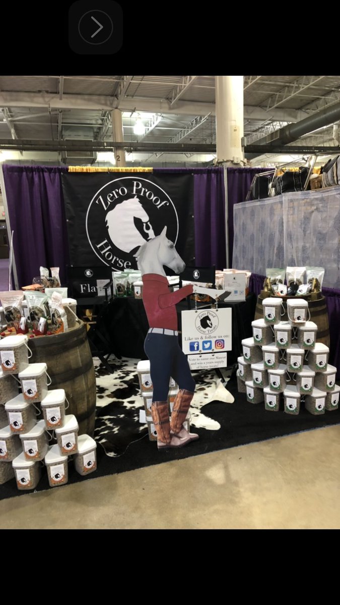 ZeroProofHorse's tweet photo. Today is the big day!  Come see us at Equine Affaire at the Ohio Expo Center, Booth 931. https://t.co/IxcMY14tqx