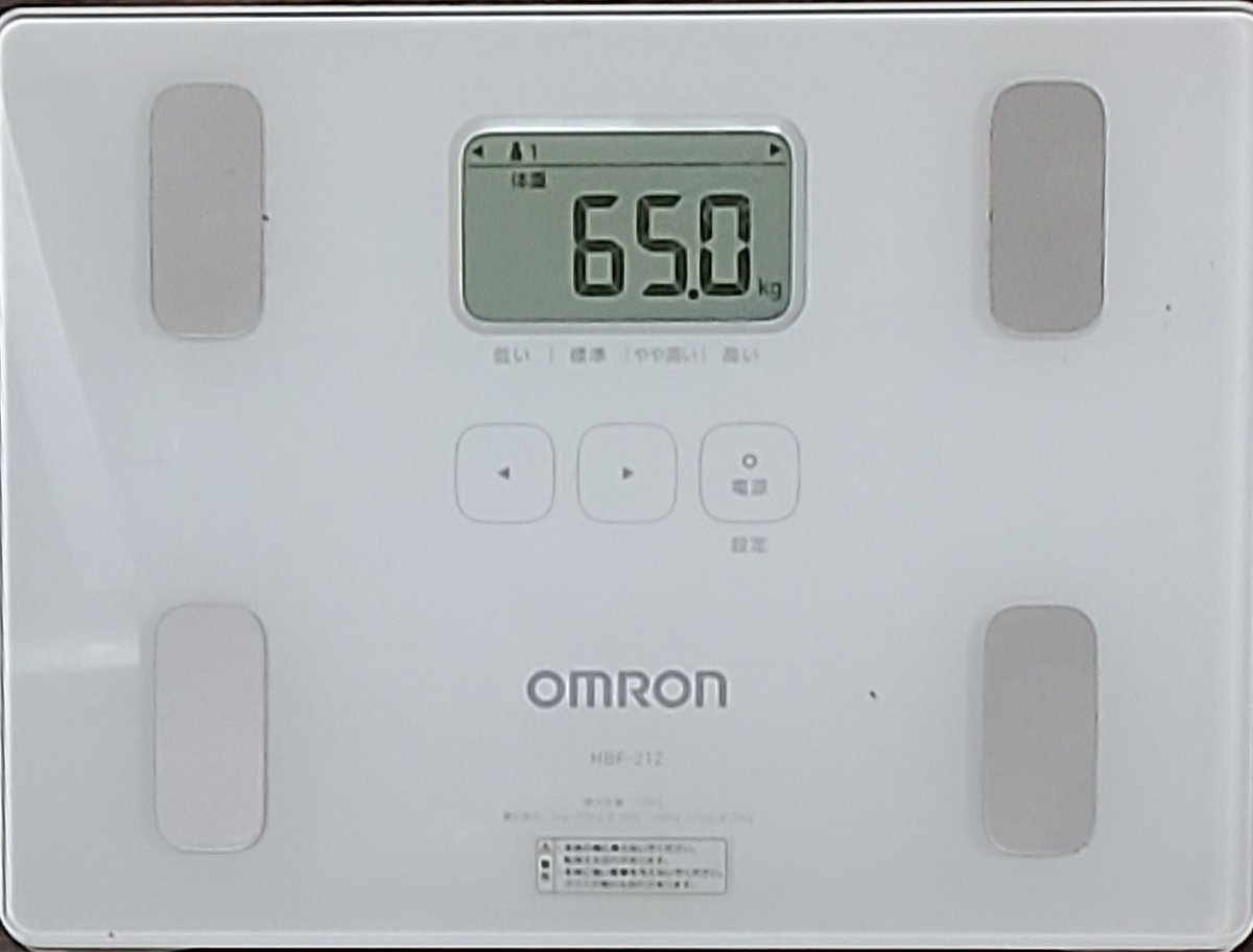 DBcAhF3Xs5f4HhJ's tweet photo. #血圧計 #CITIZEN #UHUC515
朝 116 79 81 夕 123 73 75 #Finc
#体重計 #omuron #hbf212
65.0kg BMI 23.7
#100kgからのダイエット
#二型糖尿病 #type2diabetes
#日本 #四国 #愛媛県 #松山市 https://t.co/nJOPULab5m