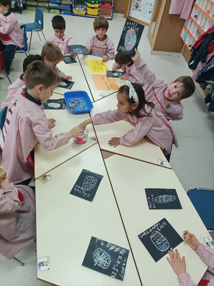 ColegiosElValle's tweet photo. Happy Easter! 🥚🖍️
#ColegiosElValle #SemanaSanta #EducaciónInfantil #2INF #3INF #SCH #ElValle https://t.co/x5325oMh1I