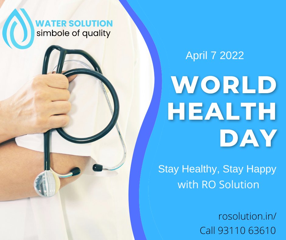 Rosolution01's tweet photo. Just like We take care of your #Health, #WorldHealthDay2022 is celebrated to raise Awareness about health issues that concerns people across the world.
Stay Happy, Stay #Healthy with RO Solution!!
#worldhealthorganization #healthylifestyle #healthylife #motivation #inspiration https://t.co/SmHFmYNdSY