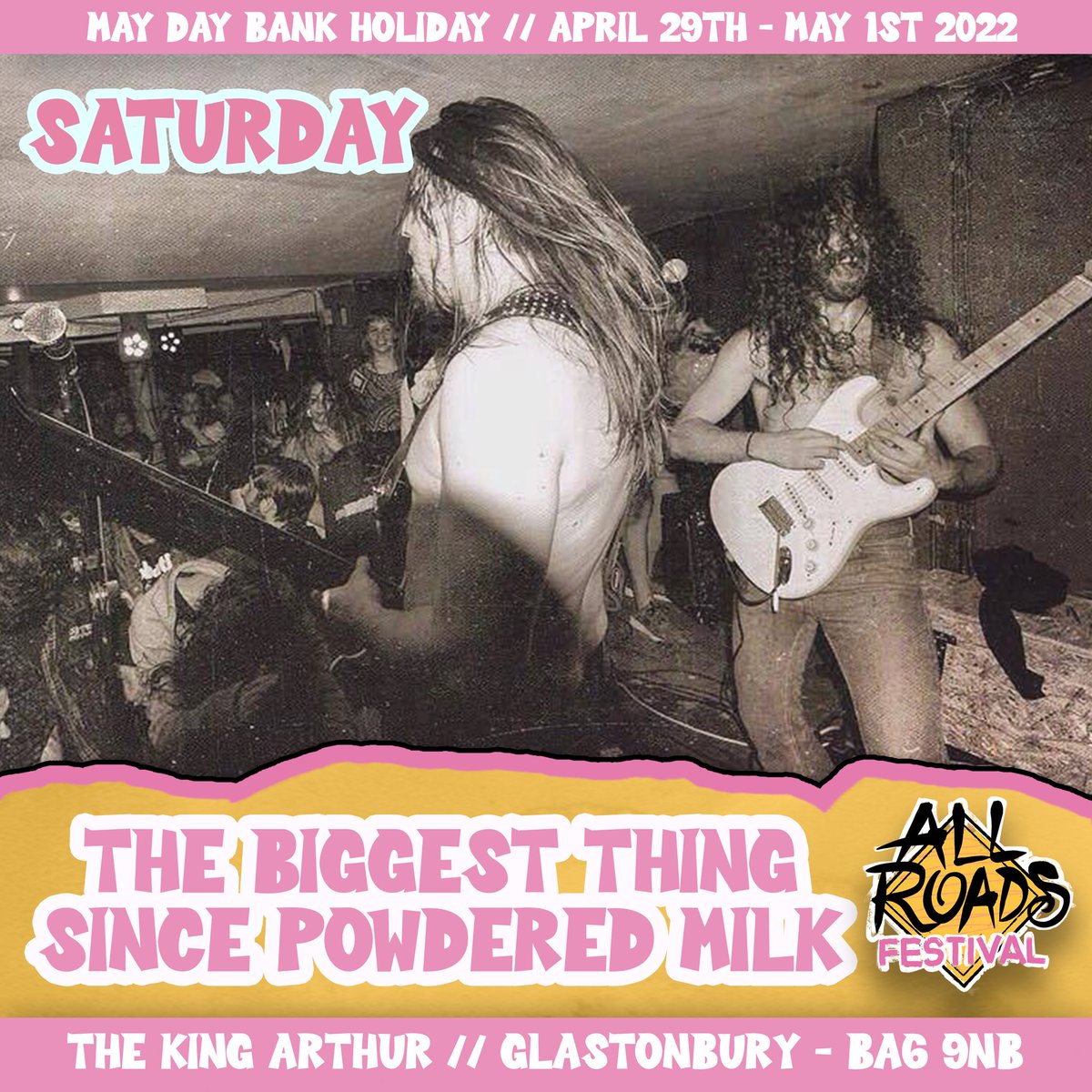 Whos been jammy enough to grab an All Roads Festival ticket then?

We do Saturday night at <a href="/KingArthurGlast/">King Arthur Glastonbury</a> 

Day tickets also available. seetickets.com/event/all-road…

See you then x