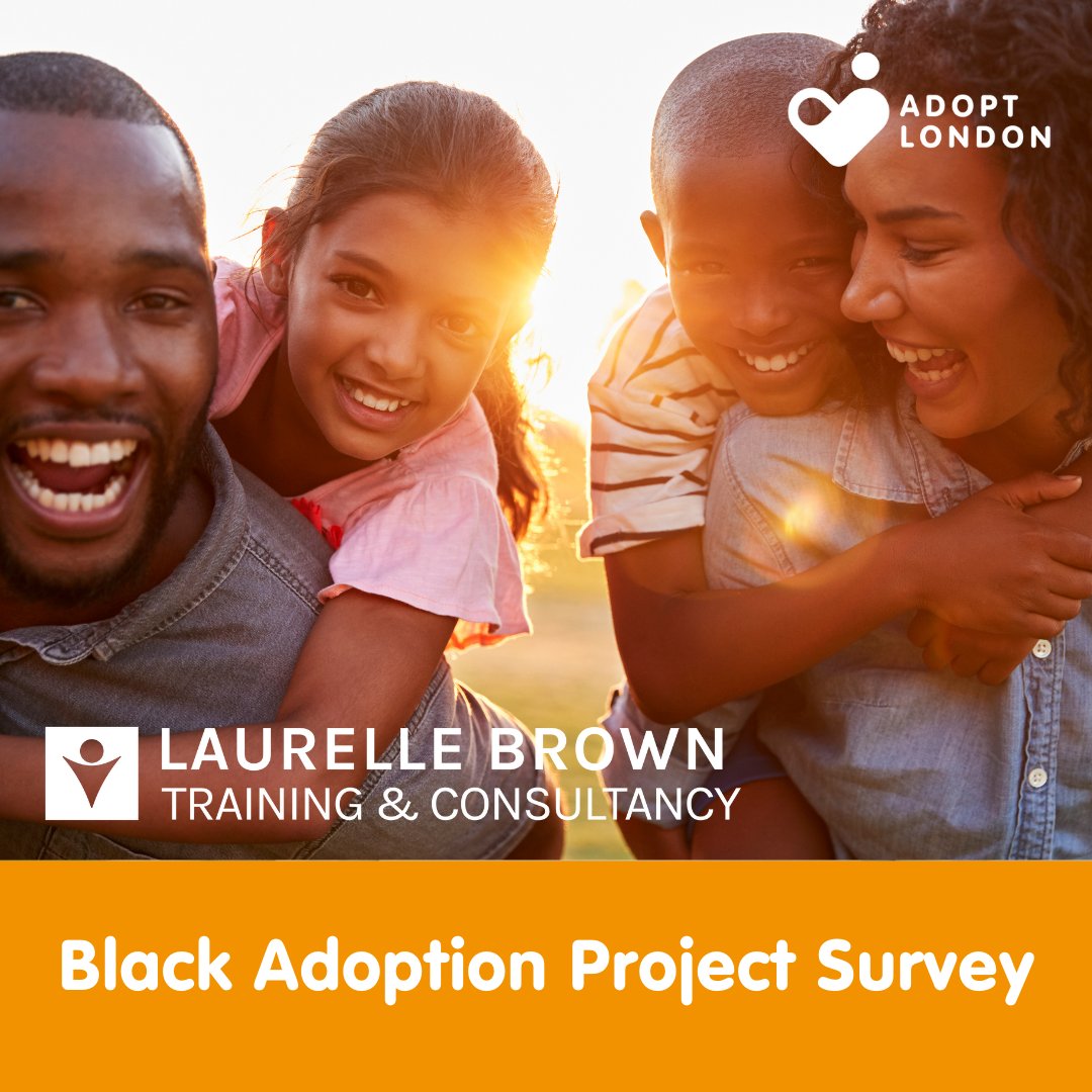 We are changing adoption services for Black families, and need to hear your views on what can be improved. Please complete this survey if you refer to yourself as Black, or if some of your ancestors are from Black racial groups, and please share widely.  l8r.it/Zq1o