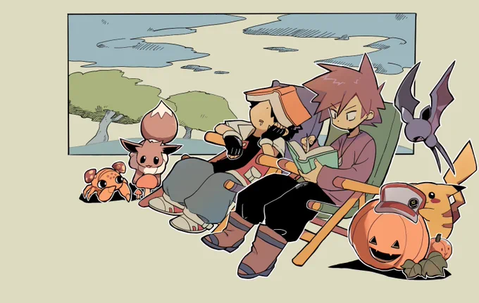 レグリカレンダー10月描かせていただきました🎃ステキな企画ほんとにありがとうございます💝👩‍🦲🙏 