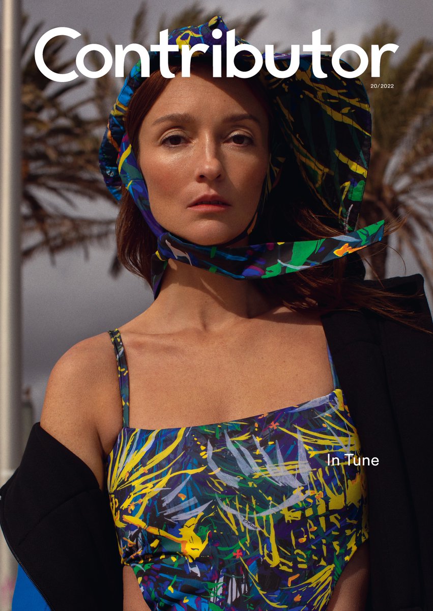 The New Print Issue of Contributor Magazine is Out Now. Audrey Marnay photographed by Magnus Magnusson. Styling by Claudia Englmann