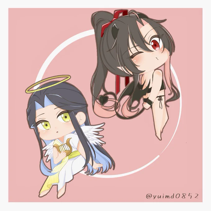 天使藍湛×悪魔魏嬰👼 😈
 #忘羨
 #mdzs 