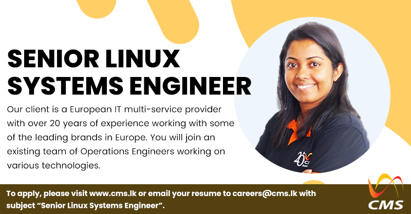 cms_lk's tweet image. Senior Linux Systems Engineer
cms.lk/careers/senior…
#linux #redhat #sysengineer #sysadmin