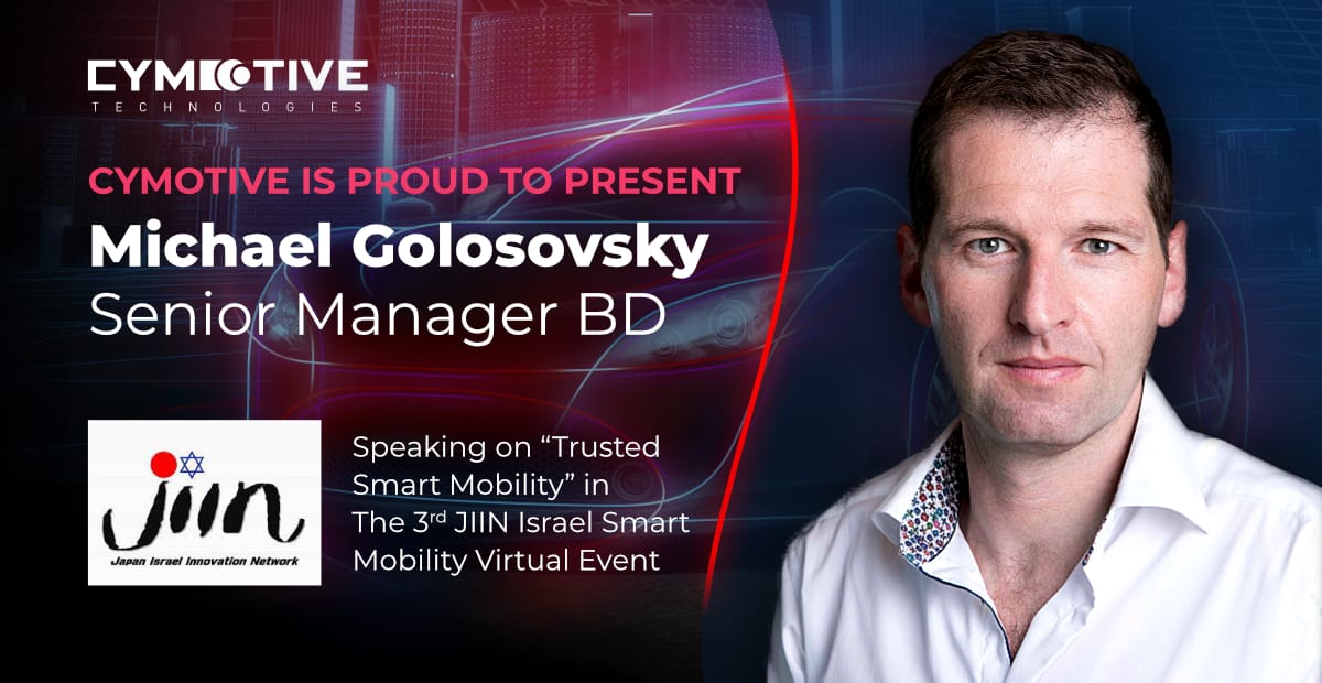 One example of our automotive cyber professionals sharing his insights into building a secure smart mobility ecosystem. Thanks @MichaelGolosovsky for your participation on behalf of <a href="/CymotiveTech/">CYMOTIVE Technologies</a>  <a href="/JINN/">jinn</a>
israel-keizai.org/events/event/j…
#smartmobility @IsraelInnovation #cybersecurity