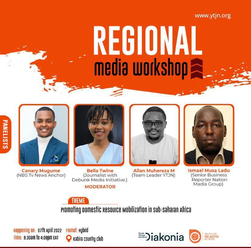 theRwabi's tweet photo. #MediaWorkshop22 hosted by @Youth_TJN is equipping Journalists with knowledge on #DRM 

"Taxation isn't complicated. Journalists should humanize tax stories &amp; shouldn't view them as business stories because they are at the core of everyone's livelihood.   @Mura_Allan. #YTJN2022 https://t.co/JuiQq2m4iy