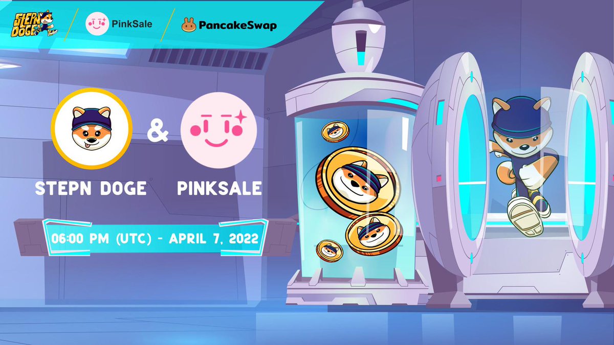 Pilarsmith's tweet photo. 🚀 I’ve been following @StepnDoge for a while  -  a hidden 💎 on #BSC

🏃‍♂️$STEPNDOGE - A combination of #Meme and #MoveToEarn. It will not let you down for sure ;)

🛎 Join Presale with me: 18:00, April 7 (UTC) on @pinkecosystem

▶️ Link: https://t.co/Z50kI0gSFS https://t.co/KhSyfNsZTS