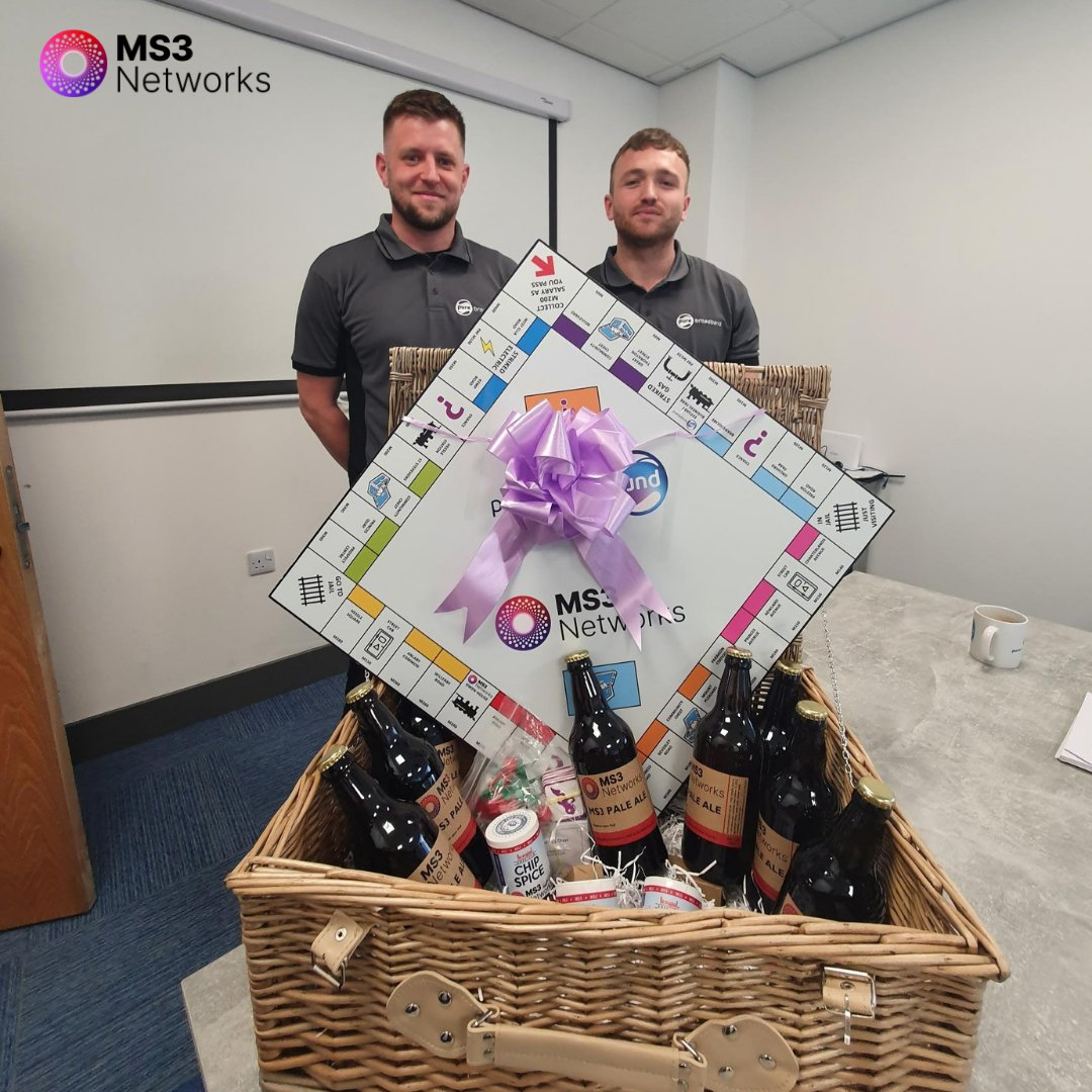 ms3comms's tweet photo. Welcome Pure Broadband!
Head over to our website to view all of our current partners offering ultrafast broadband https://t.co/571EOfG3C4.
#welcome #partners #teamwork #hamper #welcomehamper #purebroadband https://t.co/0Bp7vr0ssn