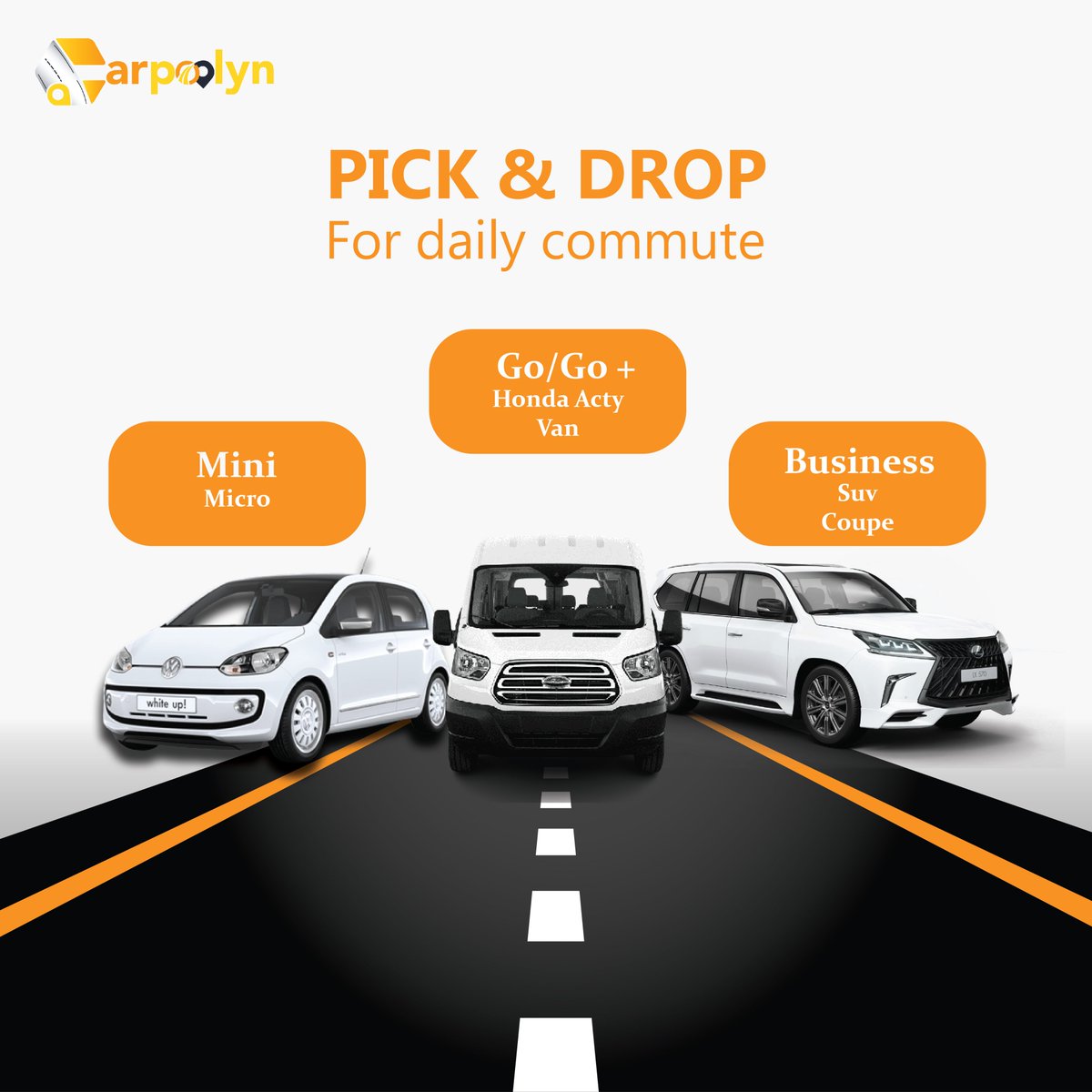 carpoolyn's tweet photo. Commute the way you want . Which category would you select?
#carpool #drivesafe #rideshare #comfortablerides #ridewithbenefits #newtrend #carpooling #carpoolservice #commuting #lowfarerideshare #Travel https://t.co/fynPwZ0jNT