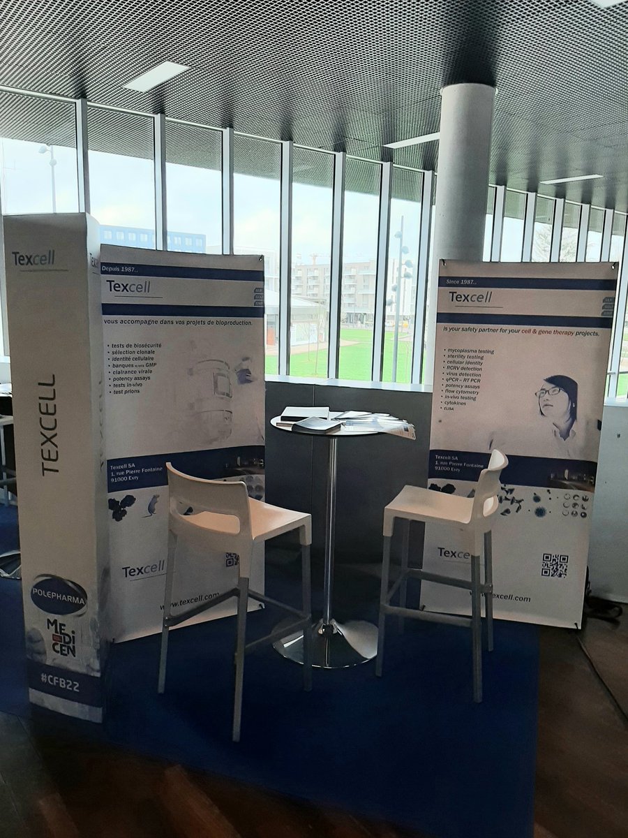 RomainCaplette's tweet photo. Retrouvez l'équipe Texcell sur le stand No. 3 du Congrès France Bioproduction #CFB22 organisé par @Polepharma et @Pole_Medicen https://t.co/MlZqlK6FeA