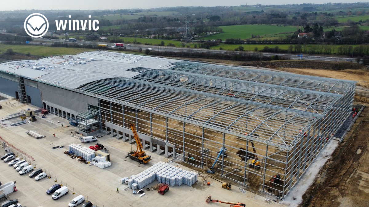 Check out the progress at project Tungsten #Bradford a 215,000 sq ft #industrial warehouse with first and second floor offices for repeat client Tungsten Properties.
