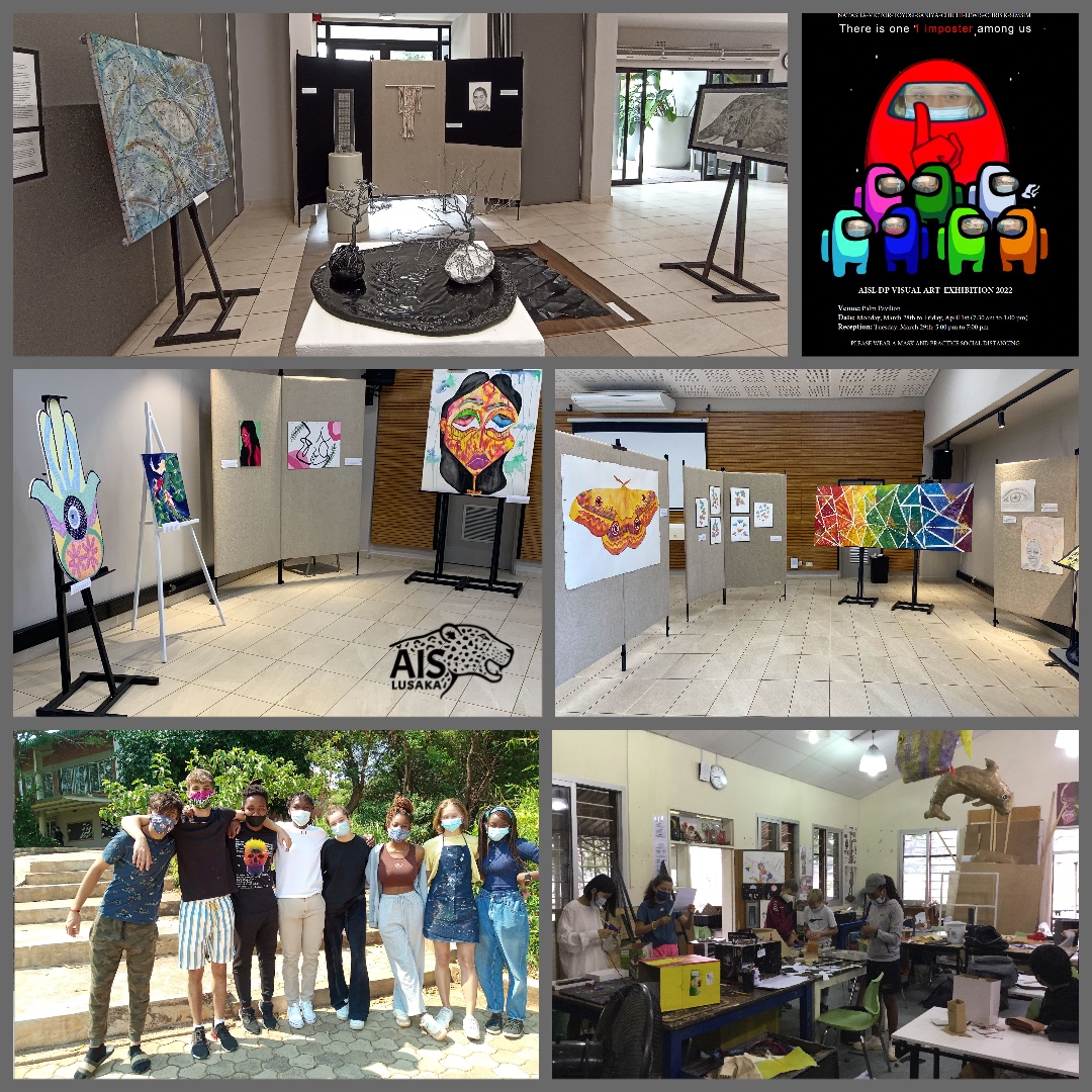 AISLusaka's tweet photo. The G12 Visual Arts students at #AISLusaka displayed their artworks in the Palm Pavilion last week. Congrats to the AISL DP Visual Arts class of 2022! Well done!
Ms Nevers, DP art teacher. #AISLArts https://t.co/2kTfDwqxEc