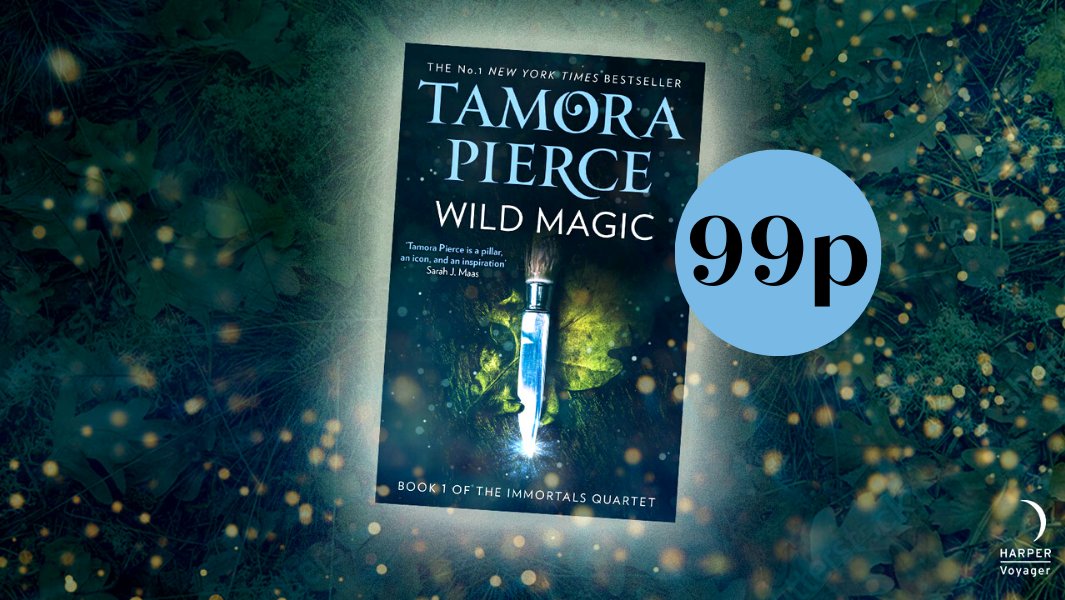 HarperVoyagerUK's tweet image. Wildness is a kind of magic.

Discover a land of enchantment, legend, and adventure in this first book of #TheImmortals series by Tamora Pierce – just 99p on ebook for a limited time.
 
Get yours here: amzn.to/3NKCgND 
#WildMagic #TamoraPierce