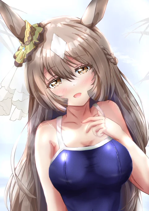 #ウマ娘 
#サトノダイヤモンド 
#イラスト 
無邪気な笑顔に癒されたい 