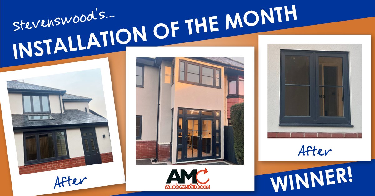 StevenswoodUK's tweet image. We're happy to announce that our March installation of the month winner is AMC Windows &amp;amp; Doors Ltd from our Leeds branch. This installation includes @REHAUWindows Rio Flush Sash Windows &amp;amp;  French Door with astral bar top &amp;amp; sidelights! Congratulations from Stevenswood. #IOTM