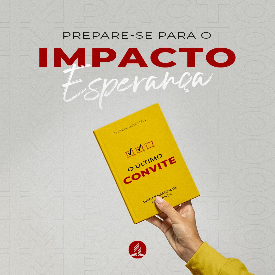 iasdsobradinho's tweet photo. 📌  IMPACTO ESPERANCA 📔
SÁBADO dia 09/04, saída às 10:30 logo após o Culto especial.

Participe! Convide! Compartilhe! https://t.co/uo5ybu7xEd