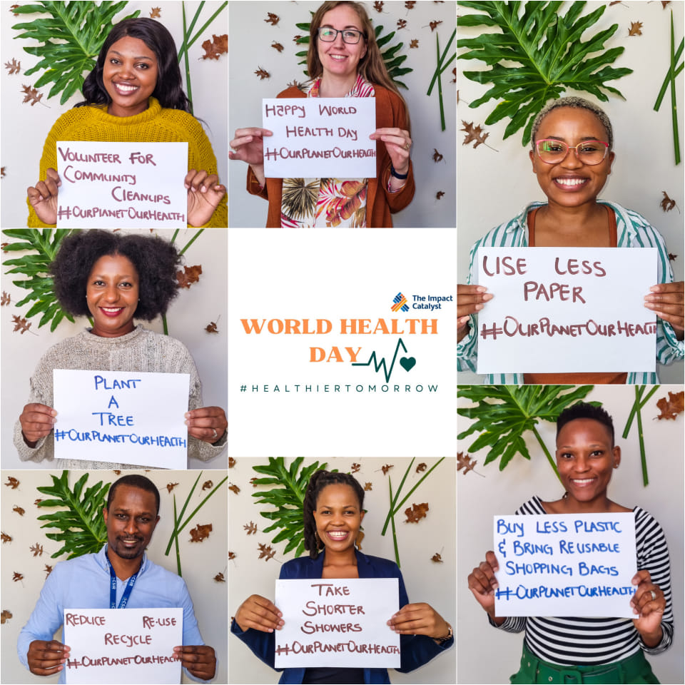 Happy #WorldHealthDay2022!

We are dressed in bright earth colors to signify our enthusiasm as we take action and inspire others for a #HealthierTomorrow #OurPlanetOurHealth