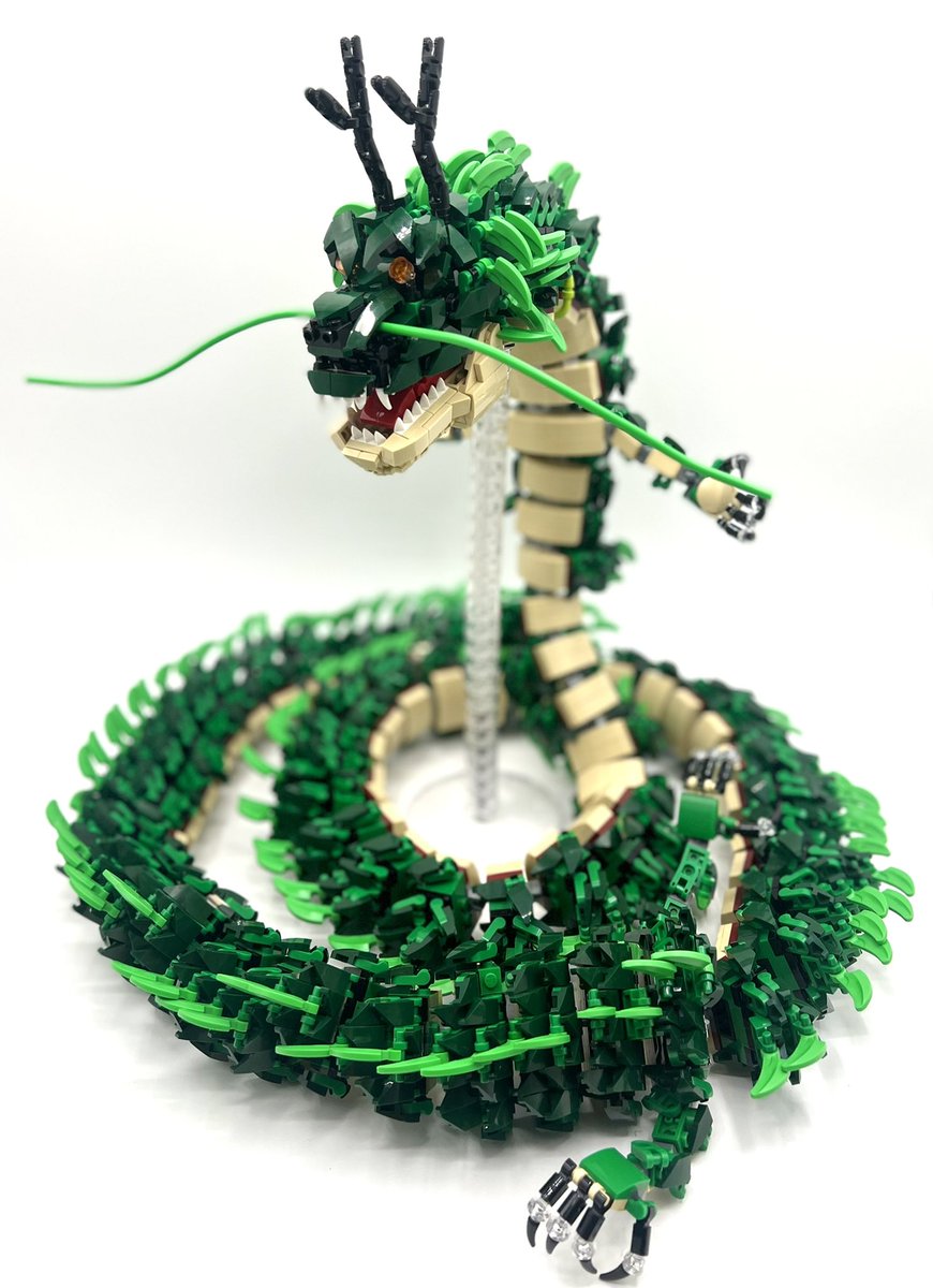 legomania_jr's tweet photo. 🐉レゴで神龍を作りました⭐️
大好きなドラゴンボールのキャラなのでとっても楽しく作れました😍✨
沢山の人に見ていただけると嬉しいです✨

#lego #legodragon #ドラゴン　#レゴ
#legodragonball #Shenron #シェンロン　#神龍　#ドラゴンボール　#anime
#ブリック・トイボックス・コンテスト https://t.co/eeuNTojL6B