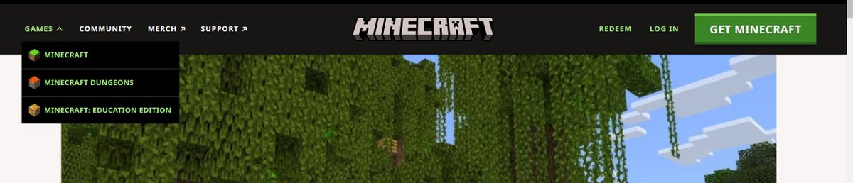 AshishX9's tweet photo. New https://t.co/7jx2maefEF top bar redesign, who dis? #Minecraft #MinecraftdotNet #MinecraftNET #MinecraftWebsite #MinecraftRedesign
#Redesign #WebsiteRedesign #MojangStudios #Microsoft https://t.co/xRrJ4PI2Lw