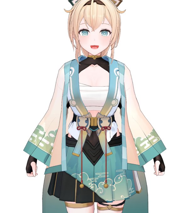 ・モーフ調整、追加
・テクスチャ調整
無料配布のいろはちゃん_通常版_0.9をファンティアで先に配布開始しました～🤗
https://t.co/4s3xMN0lRg

服を少しずらせるようにしました
スカート丈も短くできるようにしてます😋 