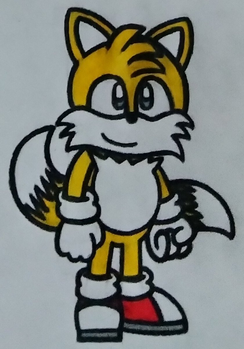 Just one day until Sonic the Hedgehog 2 comes out, so here's Movie Tails!

#Tails #SonicMovie2 #TailstheFox https://t.co/5kjtZO2cf9