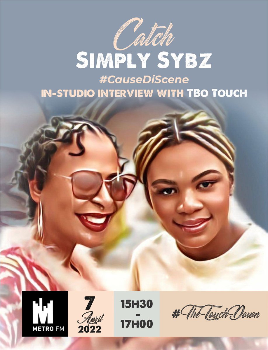 LindiweMatlali's tweet photo. In case you missed it my sister the #4IRDJ with a PHD in #ComputerScience Dr @SimplySybz dropped her first #Mixtape #CauseDiScience on Monday. She will be on @METROFMSA this afternoon chatting to @iamtbotouch about her journey in #tech &amp; #music! TUNE IN! #Womenintech #GirlGeek https://t.co/25hsGm0NBF