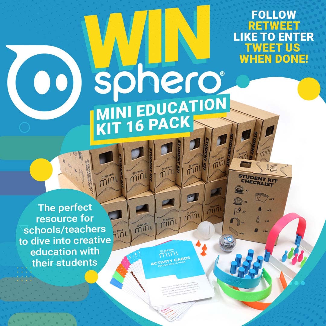⭐WIN @Sphero MINI EDUCATION KIT 16 PACK WORTH £1000⭐ This is the perfect resource for schools & teachers to dive into creative education with their students & expand imagination in STEAM learning. To enter: ⭐ Follow @CreativeHutEdu ⭐ RT & ❤️ this post ⭐ Tweet us when done