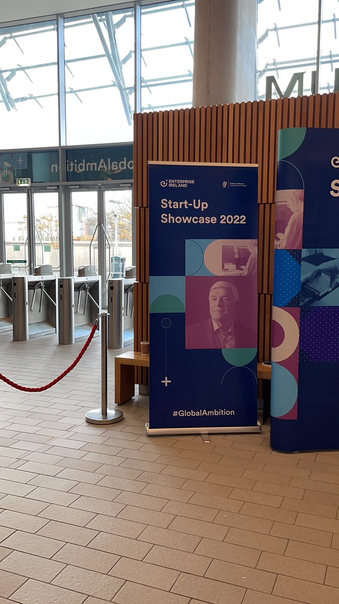 Start_inIreland's tweet photo. Great day at the Start-Up Showcase with @Entirl. A great atmosphere for this in-person event celebrating Irish startups. #globalambition https://t.co/S5WHWPdoaA