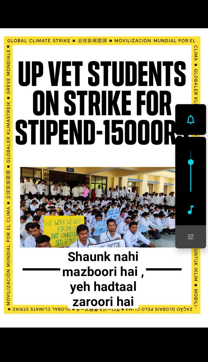 आखिर ऐसा भेदभाव क्यों?इंटर्न पशु चिकित्सक भत्ता भी मेडिकल इंटर्न चिकित्सक के समान होना चाहिए!
 #Increase_UP_vets_stipend
#SVPUAT_Meerut #Duvasu_Vet_Stipend #Anduat 
<a href="/myogiadityanath/">Yogi Adityanath</a> <a href="/MrityunjayUP/">Mrityunjay Kumar</a> <a href="/TanseemHaider/">Tanseem Haider तनसीम हैदर</a> <a href="/shalabhmani/">Dr. Shalabh Mani Tripathi</a> <a href="/icarindia/">Indian Council of Agricultural Research.</a> <a href="/Aamitabh2/">Amitabh Agnihotri</a> <a href="/brajeshpathakup/">Brajesh Pathak</a> <a href="/presidentVCI/">Dr. Umesh C Sharma</a>