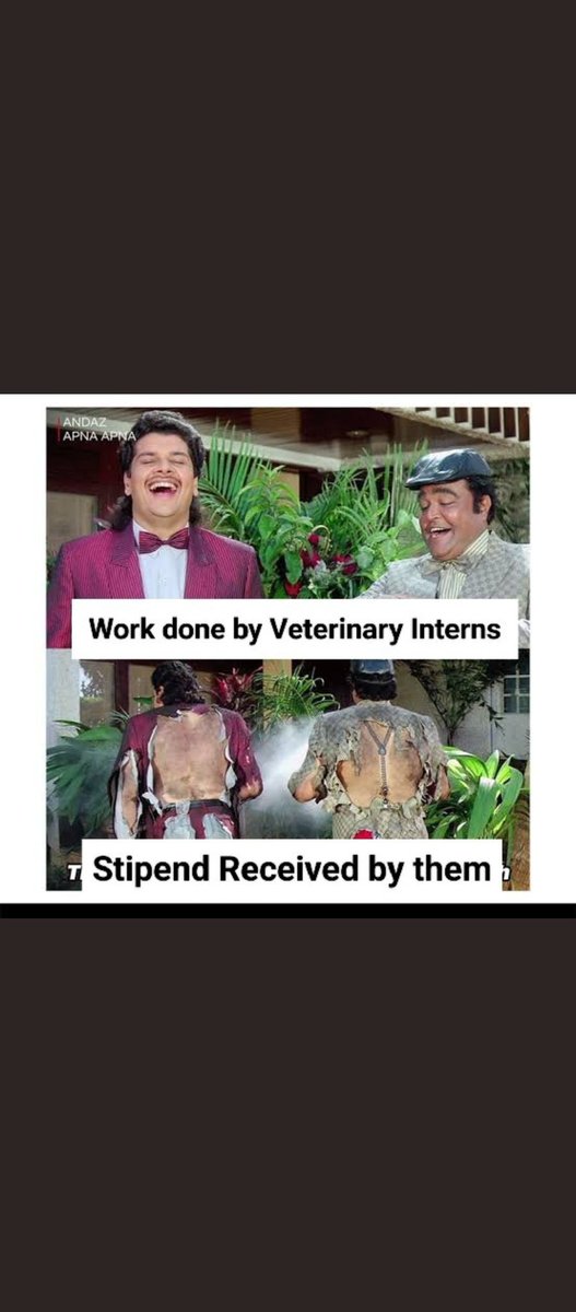 1000 में दम नही,MBBS से कम नही
#Increase_UP_vets_stipend
#Duvasu_Vet_Stipend #SVPUAT_Meerut 
<a href="/ANINewsUP/">ANI UP/Uttarakhand</a> <a href="/News18UP/">News18 Uttar Pradesh</a> <a href="/Ukm24News/">UKM24 NEWS CHANNEL</a> <a href="/dharampalbjpmla/">Dharampal Singh</a>  
<a href="/myogiadityanath/">Yogi Adityanath</a> <a href="/PMOIndia/">PMO India</a> <a href="/presidentVCI/">Dr. Umesh C Sharma</a> <a href="/PRupala/">Parshottam Rupala</a> <a href="/drsanjeevbalyan/">Dr. Sanjeev Balyan</a> <a href="/rakesh22440/">Dr R K Shukla</a> @dmmathura7512 <a href="/ptshrikant/">Shrikant Sharma</a>  <a href="/ncbjp_laxmi/">Laxmi N Chaudhary</a> <a href="/Chirantan200/">Dr.Chirantan Kadian</a>