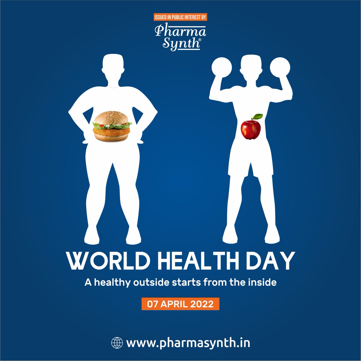 pharma_synth's tweet photo. Nothing can be more important in your life than maintaining good health.
Happy World Health Day!
#healthday #worldhealthday https://t.co/G9kEzs5nf4