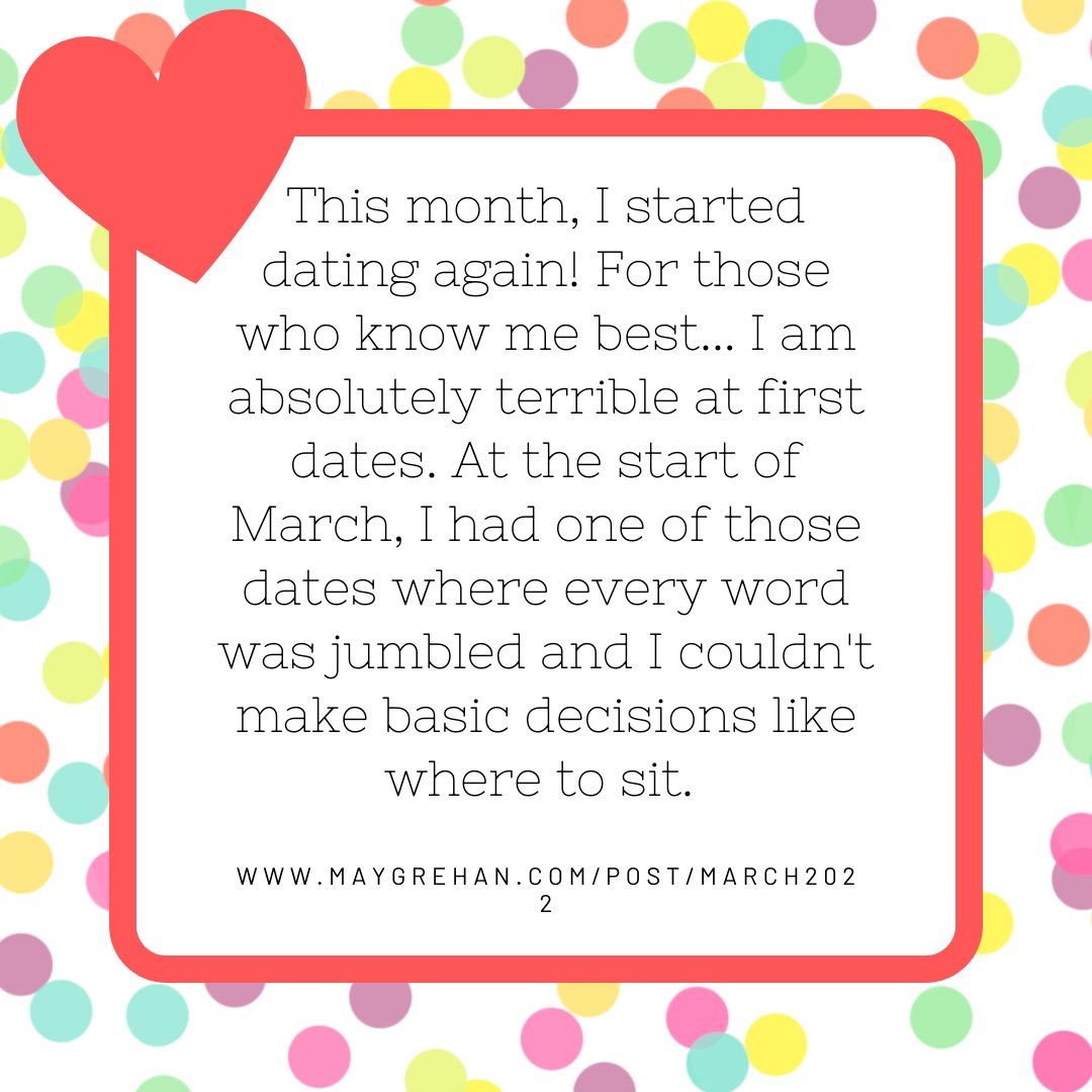 MayGrehan's tweet photo. March blog is up! This last month has been eventful: full of moving stress, assignment stress and dating stress.
 
https://t.co/tqlTgaRGyc

#blog #update #moving #studying #dating https://t.co/7mjAzKqh1V