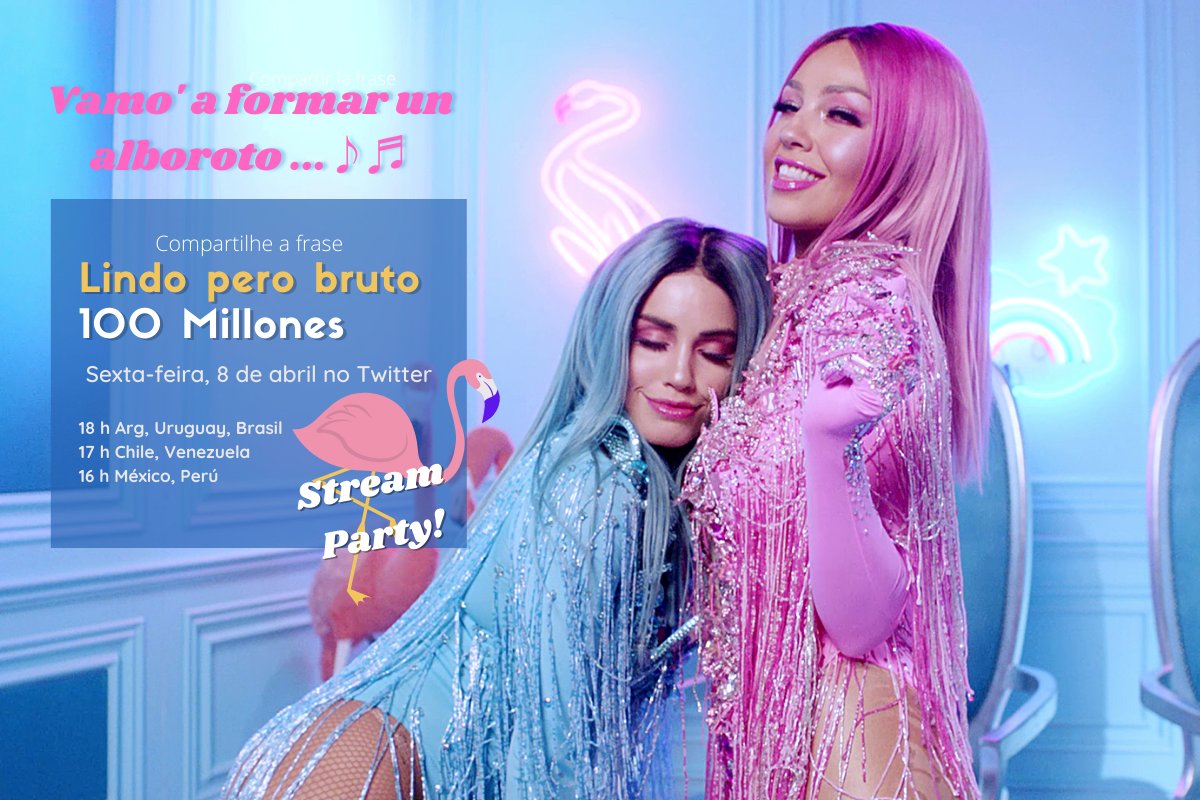 thaliaonly1's tweet photo. Nesta sexta-feira "Lindo pero bruto" 100 Millones Compartilhe e dar streaming! #StreamParty ✨👑
Thalia ft Lali #Thalifãs #Lalitas RT https://t.co/Y6jN8O0xgG