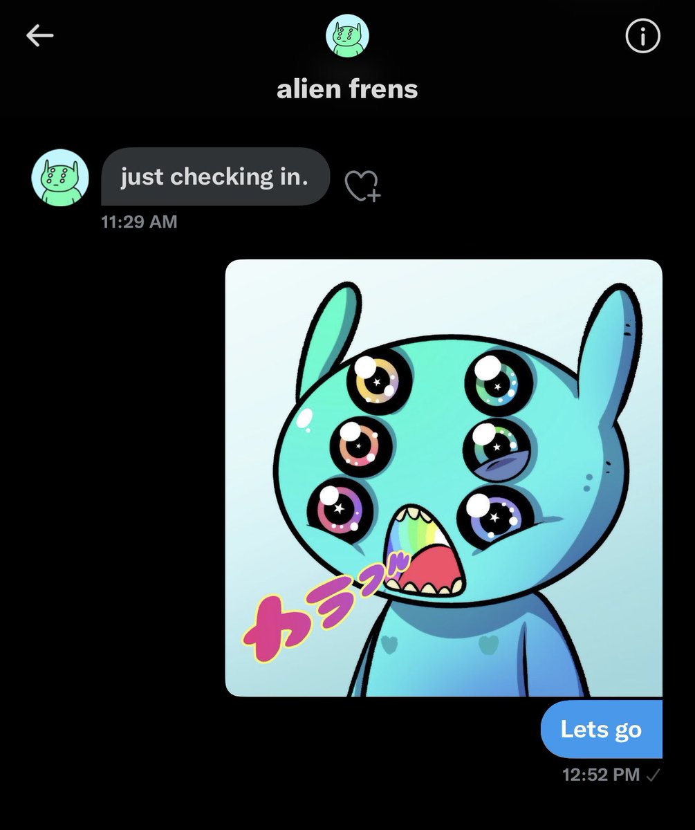 Looking cute <a href="/alienfrens/">alien frens</a> 👀👀👀