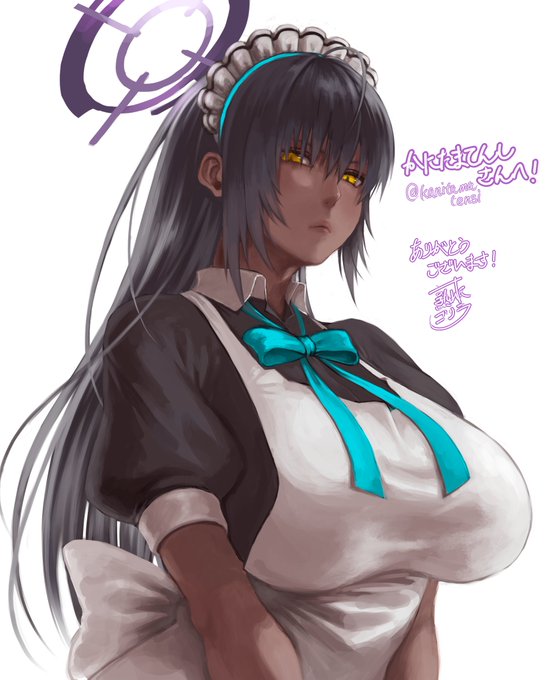 遅くなりました!当選者さん、かにたまてんしさん(@kanitamatensi)からリクエストの
ブルアカのカリンさんですー🤗
ご参加ありがとうございました!また機会ありましたらよろしくお願いします!!✨ 