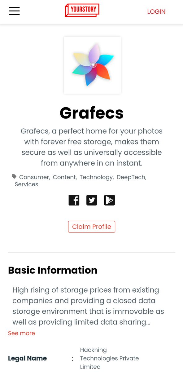 dev_bish's tweet photo. Grafecs app profile has got live on @YourStoryCo 
Check out https://t.co/H7e4BaG9D7
#grafecs #live #launched #released #Photos https://t.co/Nn0vjLTPry