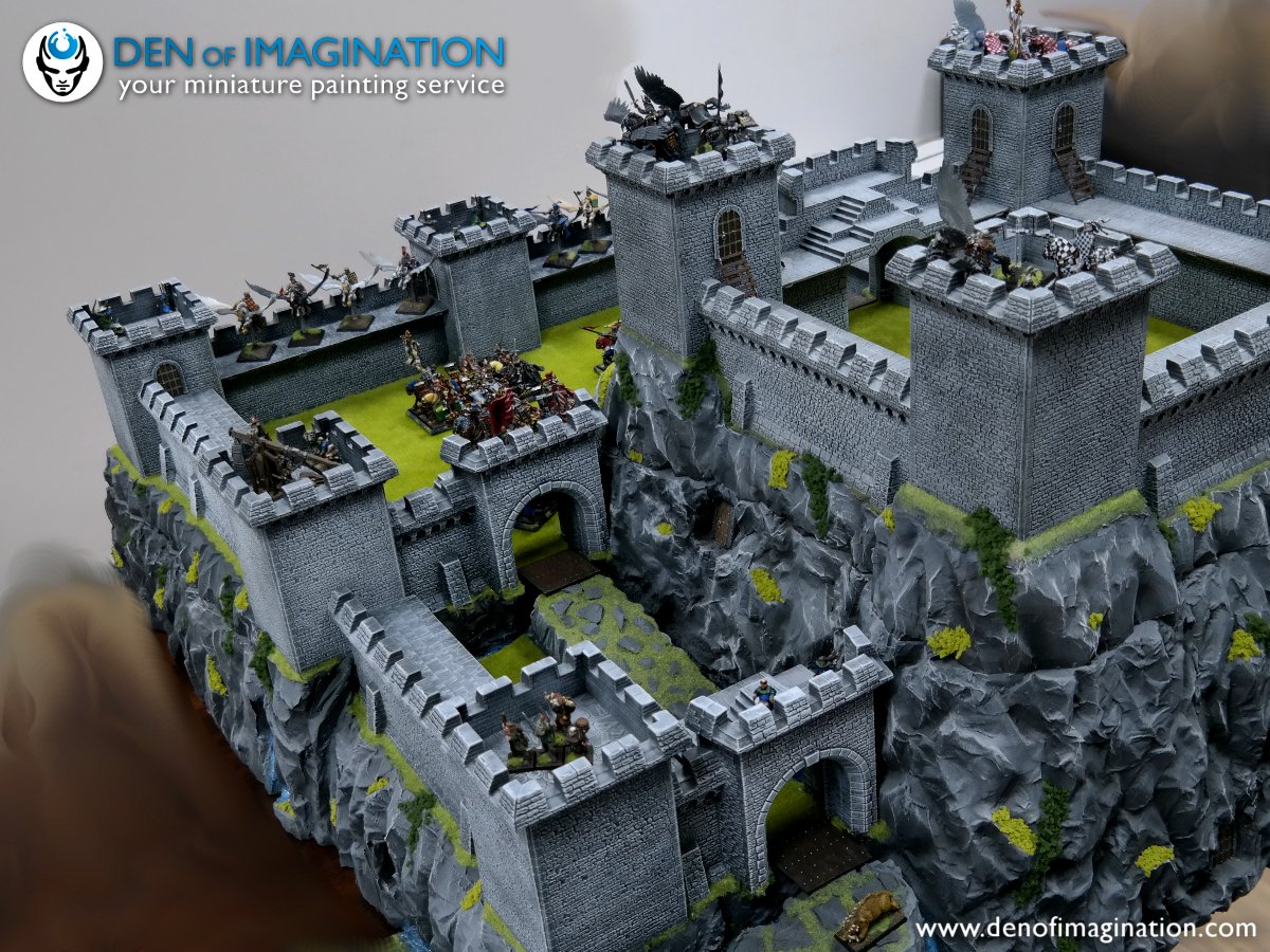 Bretonnia Mighty Fortress!#warhammer #paintingwarhammer #warhammerfantasy #warmongers #fantasy #tabletopgaming #wargaming #tabletoppainting #commissionpainting #newaos #warhammercommunity #scalemodel #eavymetal #teclis #gamesworshop #aelves #paintingminis #theminaturesvault