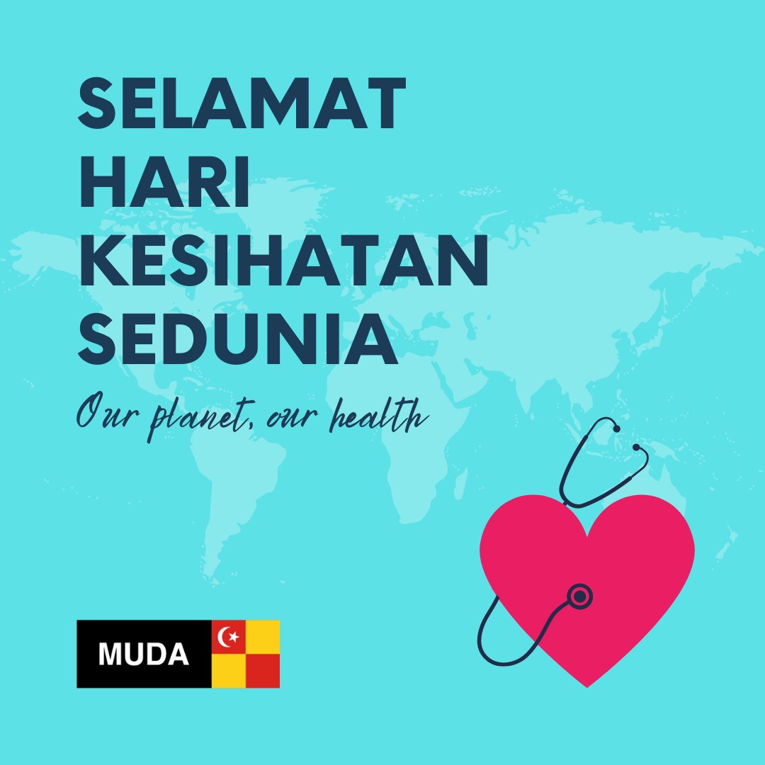 MUDASelayang's tweet photo. Bersempena dengan tema "Our Planet, Our Health", MUDA Selangor menyeru semua untuk mengamalkan sikap tanggungjawab terhadap kesihatan diri juga kelestarian alam. Kita boleh bermula dengan mematuhi SOP yang telah ditetapkan dan menjaga alam sekitar. https://t.co/PGsqh6lNP1