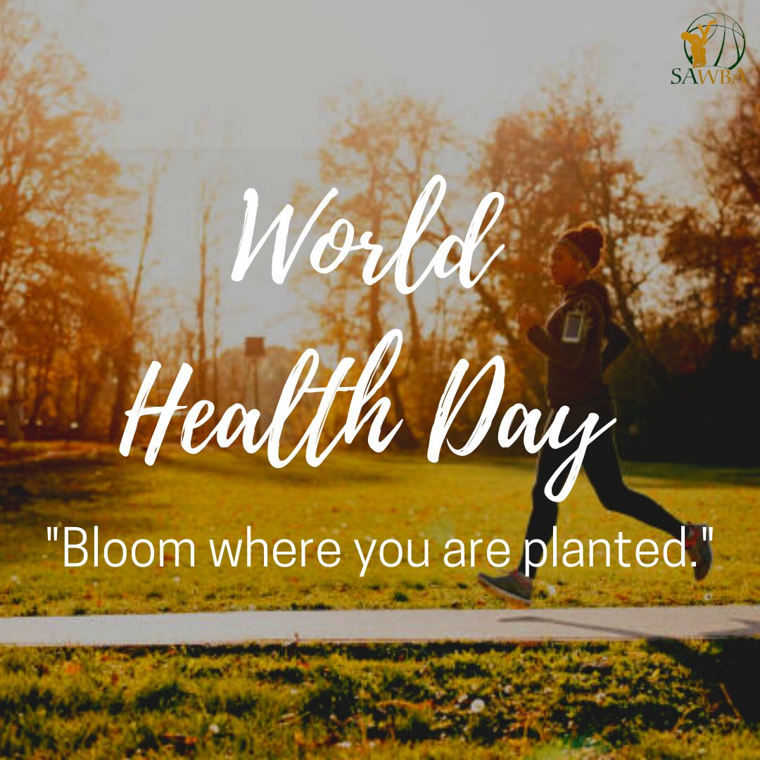 SA_WBA's tweet photo. "Our Planet, Our Health." 

Happy World Health Day. With this year's theme being "Our Planet, Our Health", what are you doing to take care of the planet and human beings living in it?

#OurPlanetOurHealth 
#WorldHealthDay 
#SAWBA https://t.co/JT9gFc0YeS