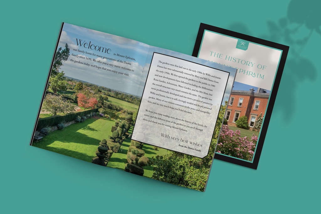 bemadwithus's tweet photo. Completed, a 28-page brochure about the History of Mount Ephraim which is now available to buy at the gate when you visit the gardens and online with p&amp;p included. If only the rain stopped we could enjoy the great outdoors!

#visitorattraction #visitkent #printedbrochure https://t.co/z4ftpPGRLw