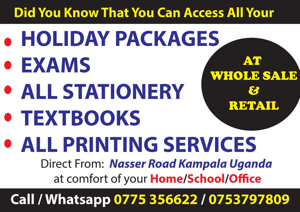 Nobles Publishers & Printing Consultants (U) Ltd tweet media