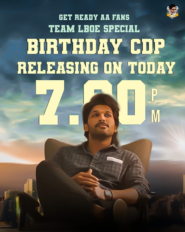 Team_Lboe's tweet photo. Much Awaited Lboe Special  Allu arjun Birthday Common Dp Will Be Launching On Today 7.00Pm🔥

Designer- @AswinHari_offl

Stay Tuned...... 
#AlluArjun100DaysBdayCarnival https://t.co/9R7spkJZZV