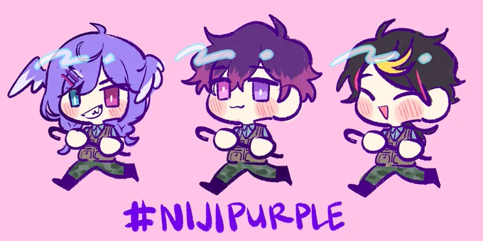 team finana kil-- i mean nijipurple 
#Artsuki #VioletAtelier #YaminoArt 