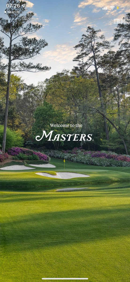 Haganator's tweet photo. Hello there, old friend. #MastersApp https://t.co/qp4n5TYE7J