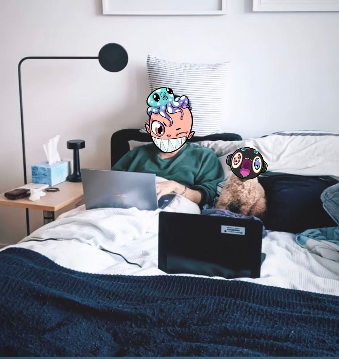 JayT8080's tweet photo. We Karafurus working hard 

#KarafuruWorldwide @KarafuruNFT https://t.co/i8eDZvEy4j